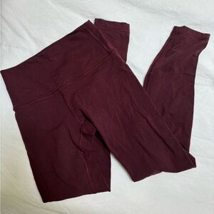 Lululemon wunder under leggings